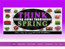 Tablet Screenshot of livingcolorfundraiser.com